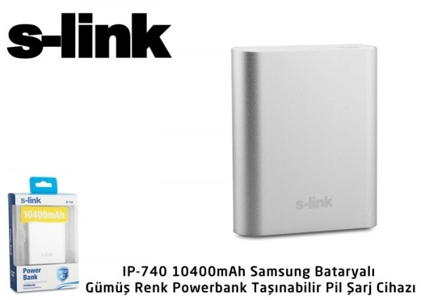 S-link IP-740 10400 mAh Powerbank — ürün görseli 11