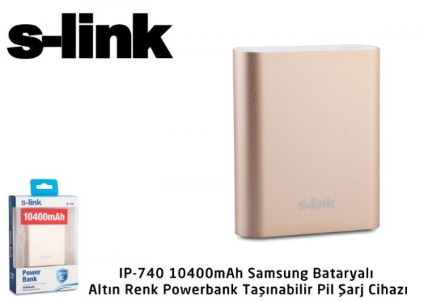 S-link IP-740 10400 mAh Powerbank — ürün görseli 7