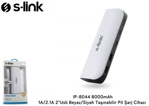 S-link IP-8044 8000 mAh Powerbank — ürün görseli 10