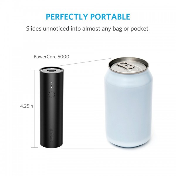 Anker PowerCore 5000 5000 mAh Powerbank — ürün görseli 5