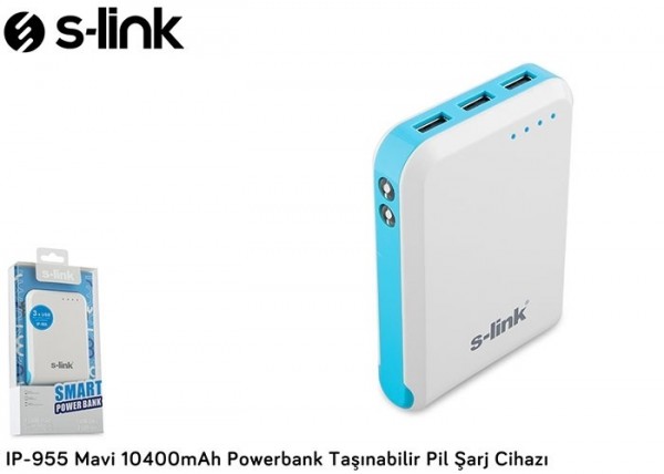 S-link IP-955 10400 mAh Powerbank — ürün görseli 6