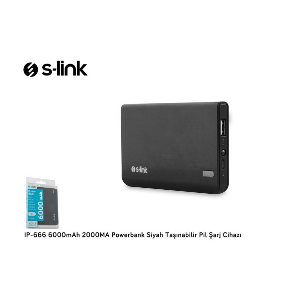 S-link IP-666 6000 mAh Powerbank — ürün görseli 9
