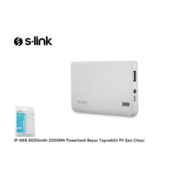 S-link IP-666 6000 mAh Powerbank — ürün görseli 5