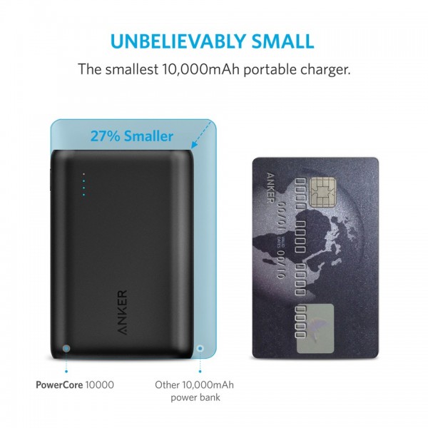 Anker PowerCore 10000 10000 mAh Powerbank — ürün görseli 3