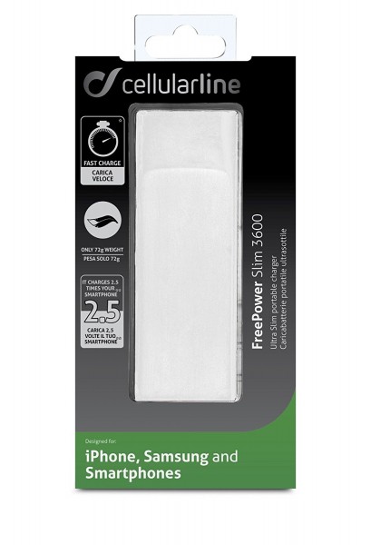 CellularLine FreePower Slim 3600 3600 mAh Powerbank (FREEP3600SLIM) — ürün görseli 5