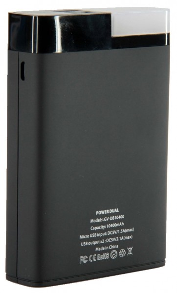 Ligovi Power Dual 10.400 mAh 10400 mAh Powerbank (LGV.DW10400) — ürün görseli 2