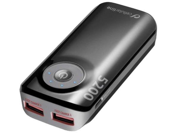 CellularLine FreePower Dual 5200 5200 mAh Powerbank (FREEPOWER5200) — ürün görseli 3