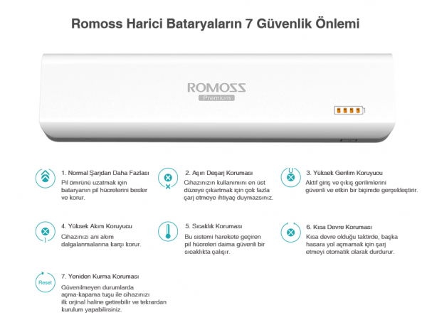 Romoss sailing 4S 10400 mAh Powerbank — ürün görseli 8