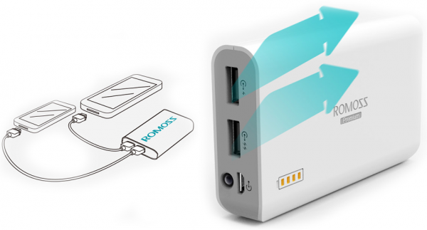 Romoss sailing 3 7800 mAh Powerbank (PH30-301) — ürün görseli 5