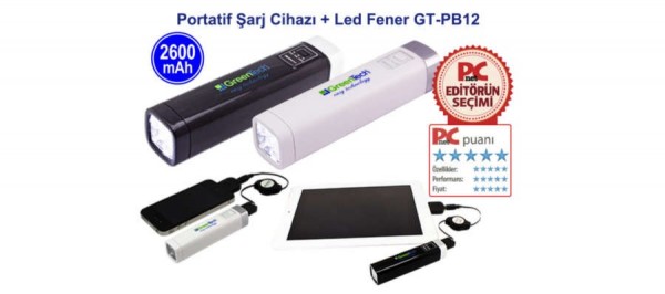 GreenTech GT-PB12 2600 mAh Powerbank — ürün görseli 8