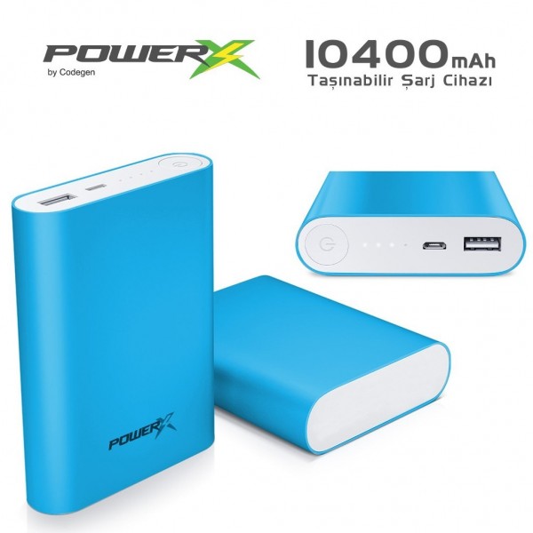 Codegen A10 PowerX 10400 10400 mAh Powerbank — ürün görseli 3
