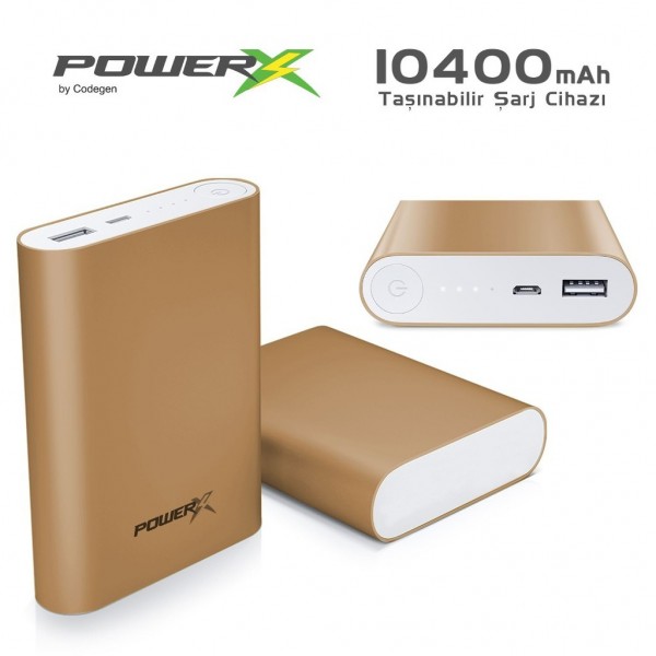 Codegen A10 PowerX 10400 10400 mAh Powerbank — ürün görseli 4