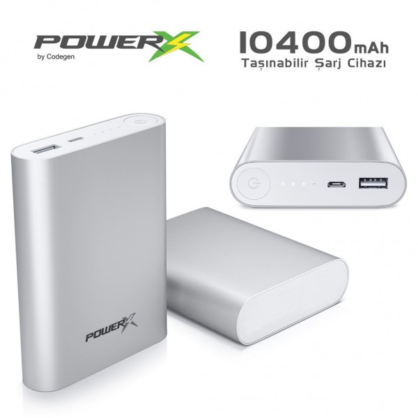 Codegen A10 PowerX 10400 10400 mAh Powerbank — ürün görseli 2