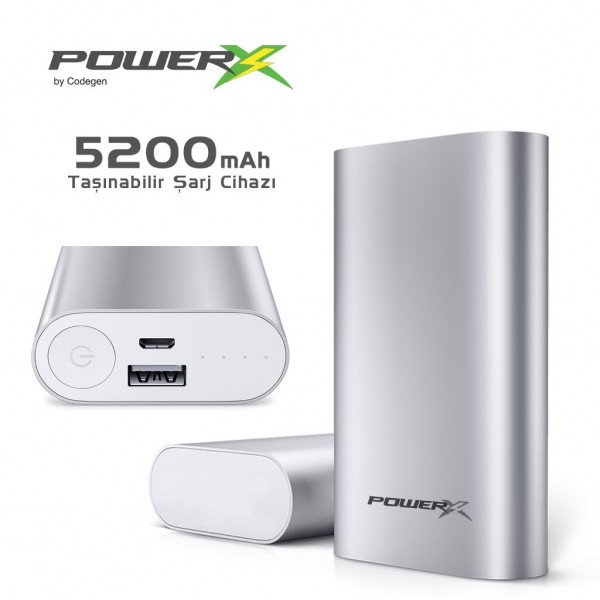Codegen A5 PowerX 5200 5200 mAh Powerbank — ürün görseli 2