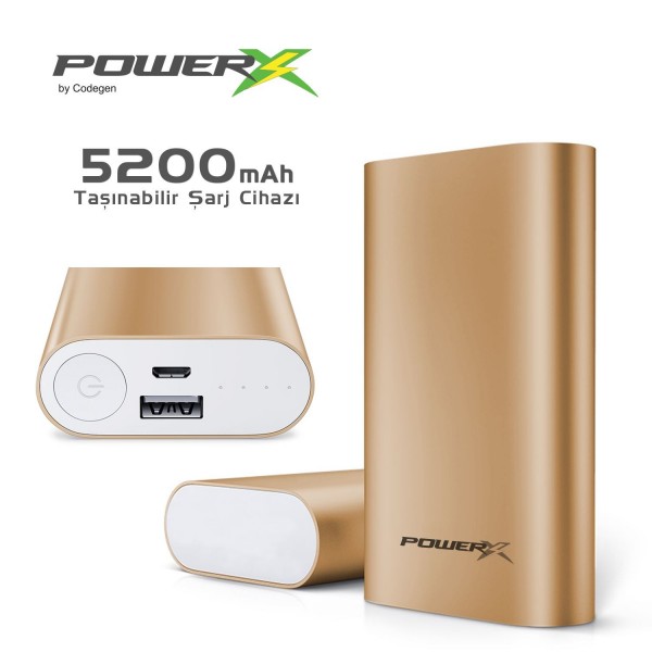 Codegen A5 PowerX 5200 5200 mAh Powerbank — ürün görseli 3