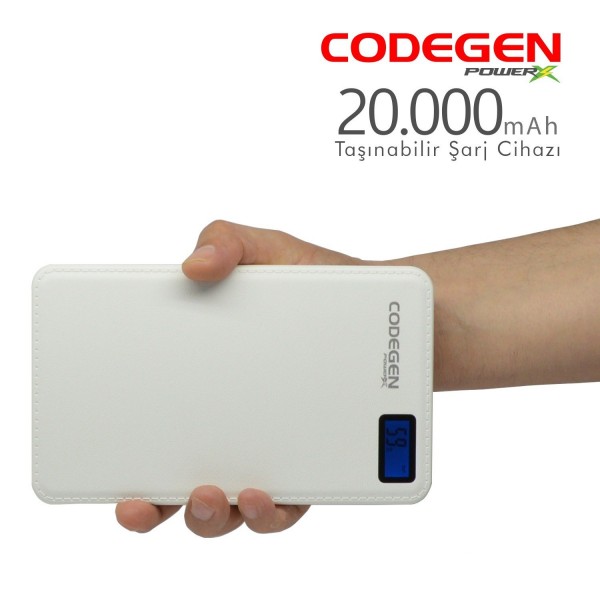 Codegen X20 PowerX 20000 20000 mAh Powerbank — ürün görseli 3