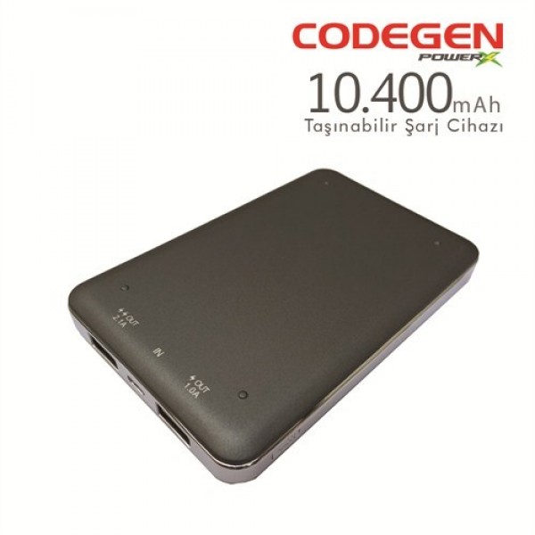 Codegen X10 PowerX 10400 10400 mAh Powerbank — ürün görseli 7