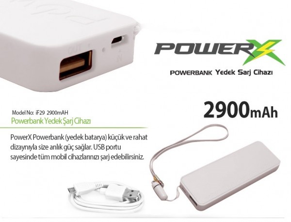 Codegen IF-29 PowerX 2900 2900 mAh Powerbank — ürün görseli 5