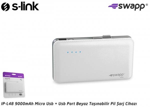 S-link Swapp IP-L48 9000 mAh Powerbank — ürün görseli 7