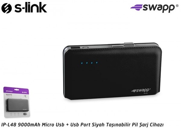 S-link Swapp IP-L48 9000 mAh Powerbank — ürün görseli 12