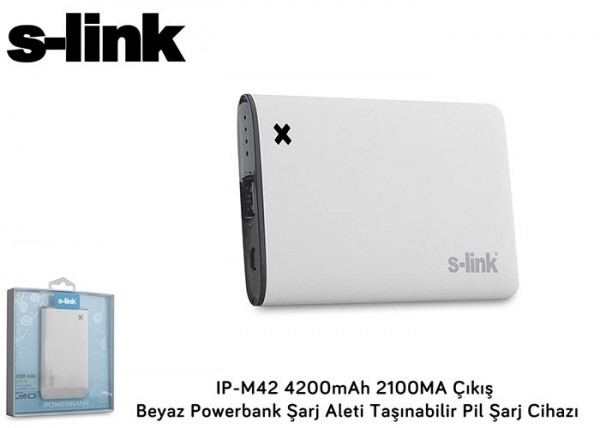 S-link IP-M42 4200 mAh Powerbank — ürün görseli 7