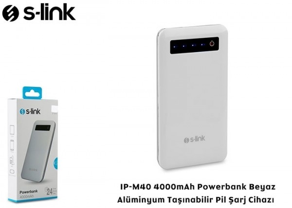 S-link IP-M40 4000 mAh Powerbank — ürün görseli 5