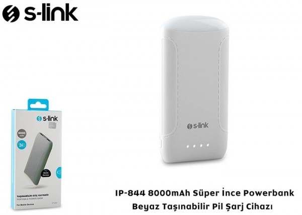 S-link IP-844 8000 mAh Powerbank — ürün görseli 8