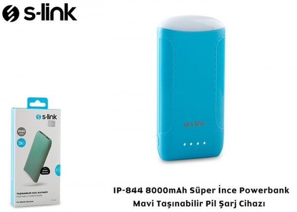 S-link IP-844 8000 mAh Powerbank — ürün görseli 13
