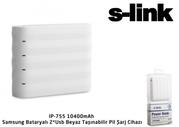 S-link IP-755 10400 mAh Powerbank — ürün görseli 5