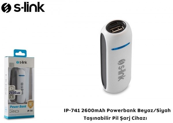 S-link IP-741 2600 mAh Powerbank — ürün görseli 9