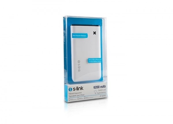 S-link IP-6000 6200 mAh Powerbank — ürün görseli 8