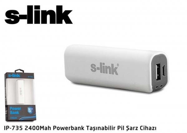 S-link IP-735 2400 mAh Powerbank — ürün görseli 4