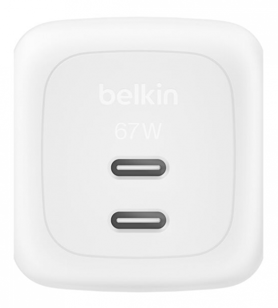 Belkin BoostCharge Pro Dual 67W Şarj Aleti (Sadece Adaptör) (WCH020KQ) — ürün görseli 2
