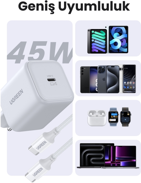 Ugreen X524 45W Şarj Aleti (65054) — ürün görseli 6