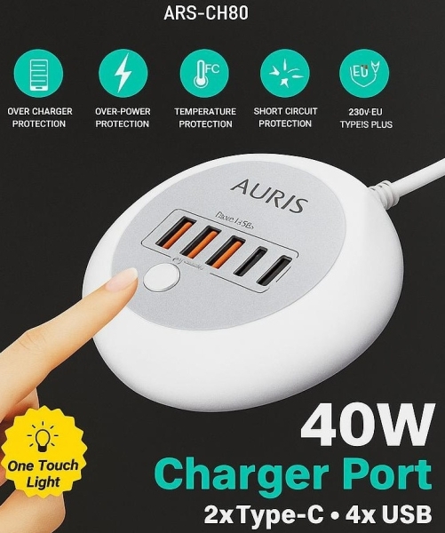 Auris ARS-CH80 40W Şarj Aleti — ürün görseli 4