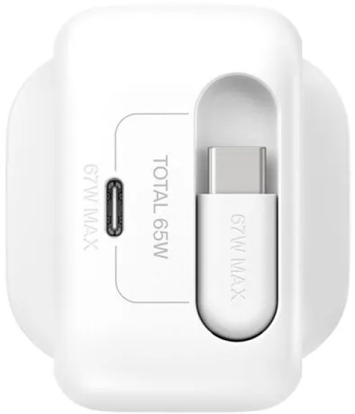 Belkin UltraCharge Retractable GaN 67W Şarj Aleti (WCH022) — ürün görseli 3