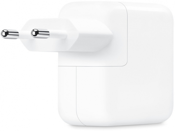 Apple 35 W Çift USB-C Bağlantı Noktalı Güç Adaptörü Şarj Aleti (MNWP3TU/A) — ürün görseli 2