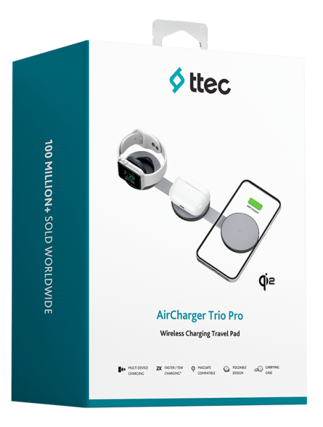 ttec AirCharger Trio Pro Qi2 Şarj Aleti (2KS39) — ürün görseli 4