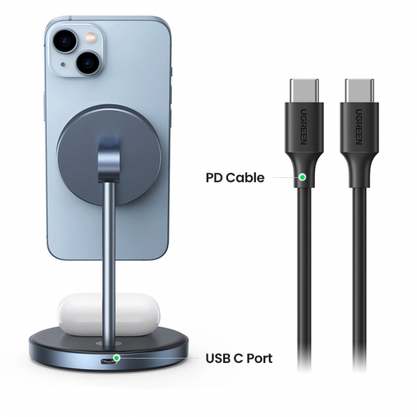 Ugreen Wireless 90668 Şarj Aleti — ürün görseli 2
