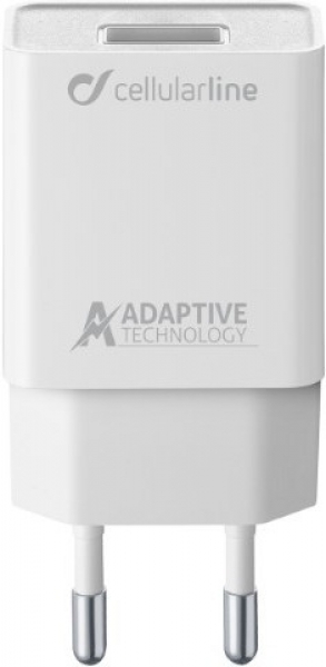 Cellularline Adaptive Fast Charger 15W Şarj Aleti (ACHSMUSB15WW)