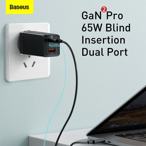 Baseus GaN2 Pro 65W Şarj Aleti (CCGAN2P-B01) — ürün görseli 8