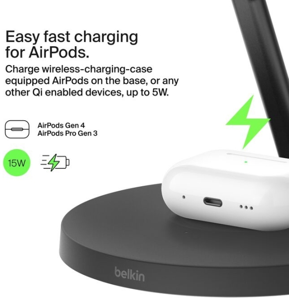 Belkin Boost Charge Pro 3in1 Şarj Aleti (WIZ032) — ürün görseli 7