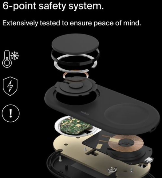 Belkin BoostCharge Pro 2in1 Magnetic Şarj Aleti (WIZ021) — ürün görseli 10