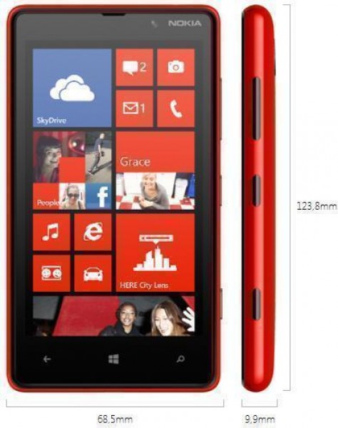 Nokia Lumia 820 (RM-825) — ürün görseli 11