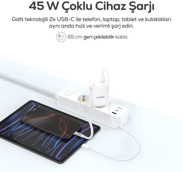 Volty V0102023 45W Şarj Aleti — ürün görseli 4
