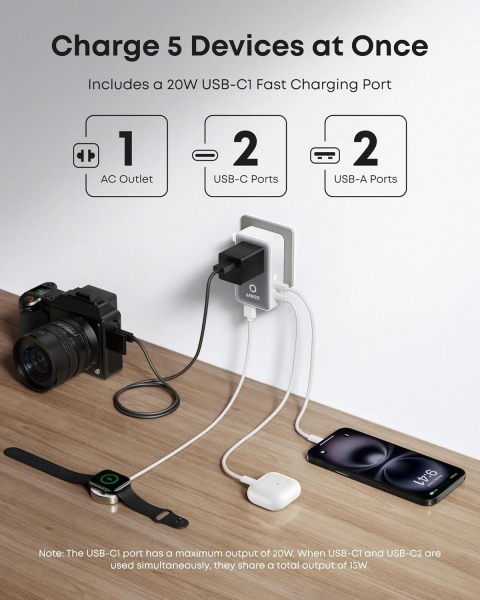 Anker Nano Travel 20W Şarj Aleti (A9215) — ürün görseli 6