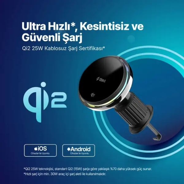 ttec AirCharger Drive Pro 2 Şarj Aleti (2KS43S) — ürün görseli 5