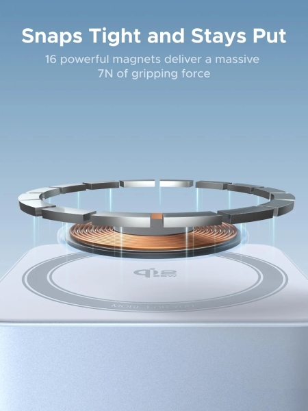 Ugreen MagFlow 2in1 Qi2 25W Şarj Aleti (55960B) — ürün görseli 14