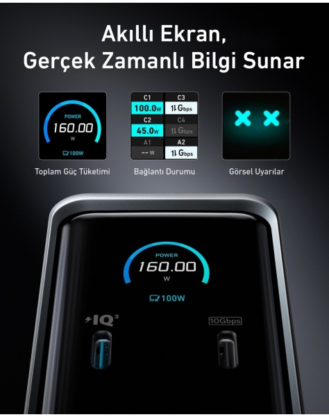 Anker Prime Charging Docking Station Şarj Aleti (A83B6) — ürün görseli 5