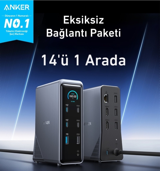 Anker Prime Charging Docking Station Şarj Aleti (A83B6) — ürün görseli 2